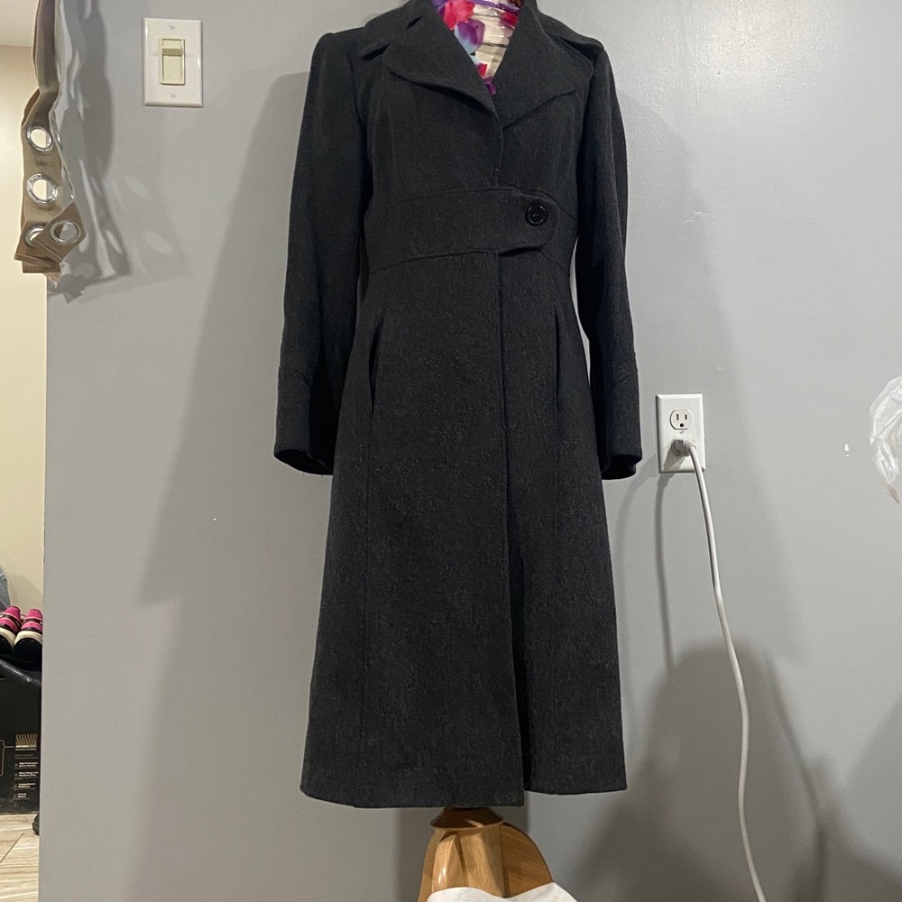 Zara Charcoal Trench Coat